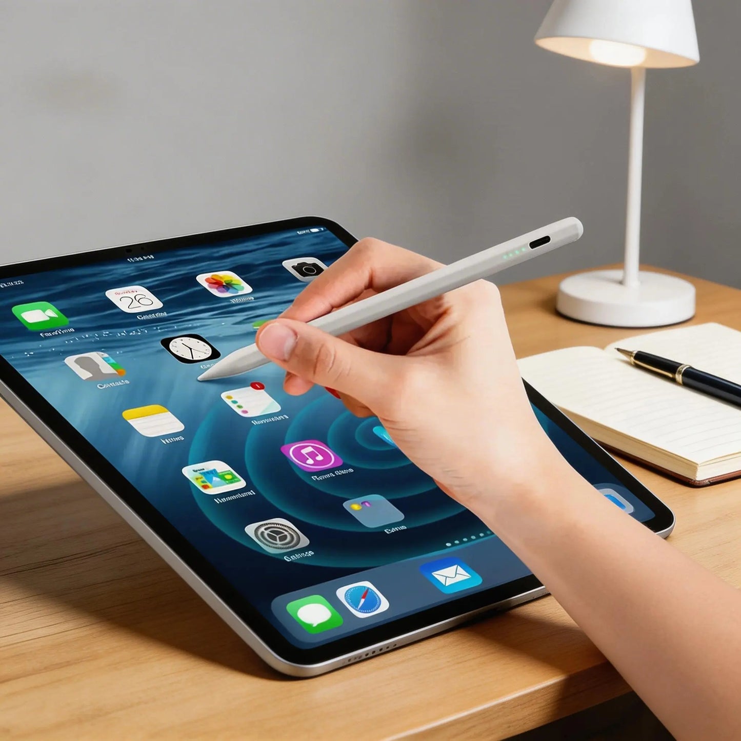 Stylus Pen for Ipad, Apple Pencil for Ipad 9Th&10Th Generation - Ipad Pencil 2Nd Generation, Fast Charge Active Pencil Compatible with 2018-2023 Apple Ipad Pro11&12.9 Inch, Ipad Air 3/4,Ipad 6/7/8/9/10,Ipad Mini 5/6 Gen Tech Accessories Universal Nib