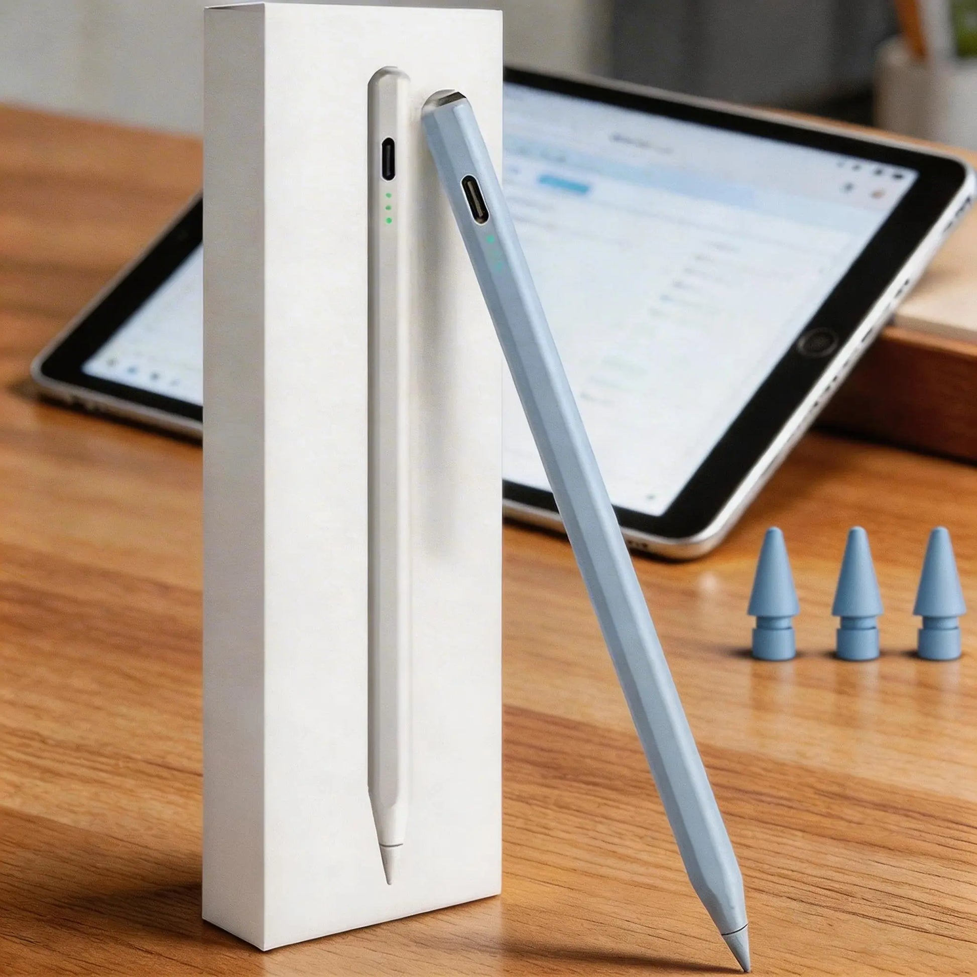 Stylus Pen for Ipad, Apple Pencil for Ipad 9Th&10Th Generation - Ipad Pencil 2Nd Generation, Fast Charge Active Pencil Compatible with 2018-2023 Apple Ipad Pro11&12.9 Inch, Ipad Air 3/4,Ipad 6/7/8/9/10,Ipad Mini 5/6 Gen Tech Accessories Universal Nib